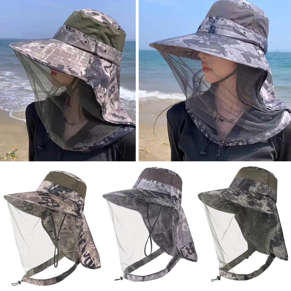 Fishing Equipment Net - Mosquito Hat Mesh Net Face Neck