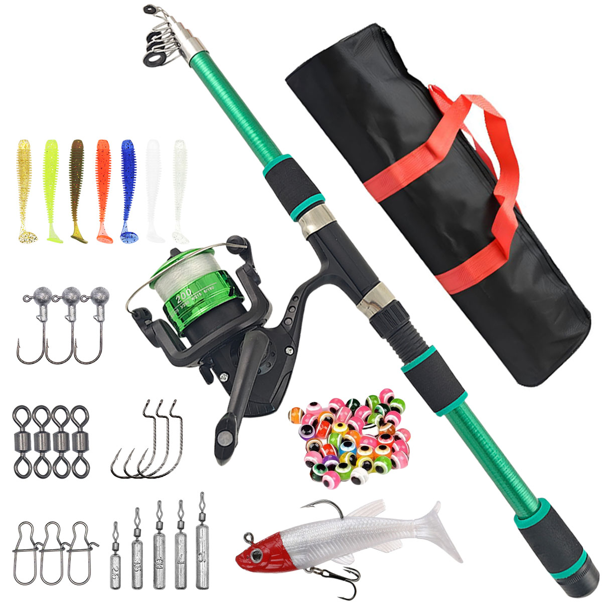 Spinning Fishing Rod Reel Comb - Fishing Equipment Online ulasan dan harga
