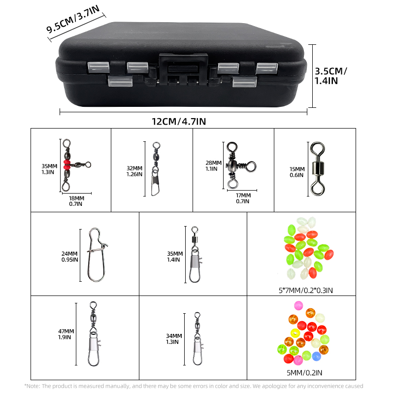 ShareShark 140Pcs Fishing Acce - Fishing Equipment Set ulasan dan harga