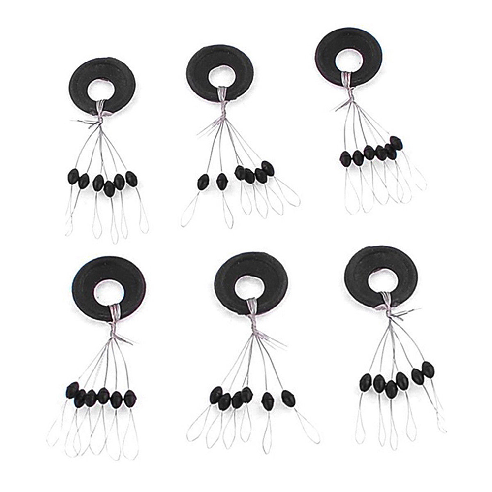 PRO BEROS 60Pcs 10Set Black Ru - Fishing Bobber Float ulasan dan harga
