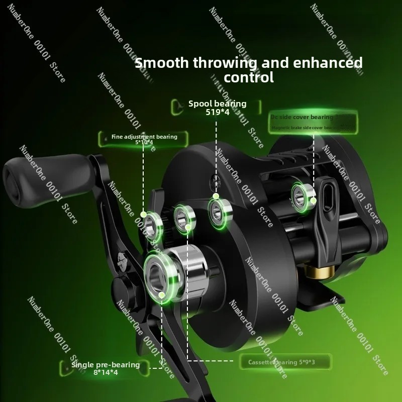 Electronic Magnetic Brake Fish - Baitcasting Reel ulasan dan harga