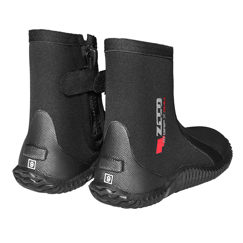 Diving shoes 5MM high-top outd - Fishing Equipment Basic ulasan dan harga