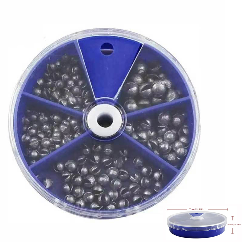 Split Shot Fishing Sinkers Wei - Fishing Equipment Set ulasan dan harga