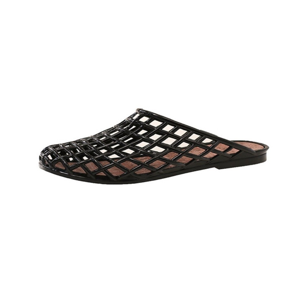 Round Toe PVC Crystal Slippers - Fishing Equipment Net ulasan dan harga
