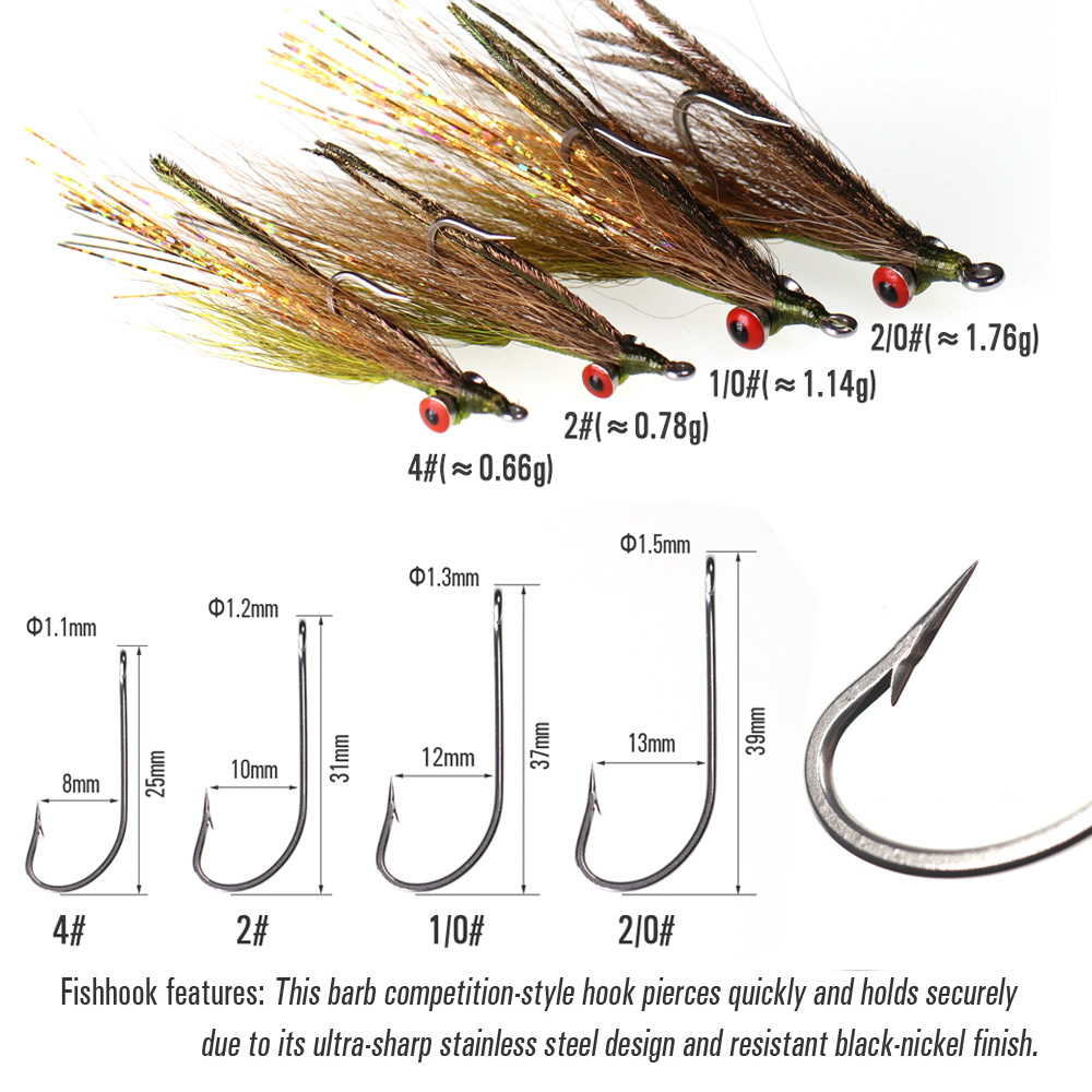 Wifreo 3pcs/6pcs Bucktail Clou - Fishing Equipment Set ulasan dan harga