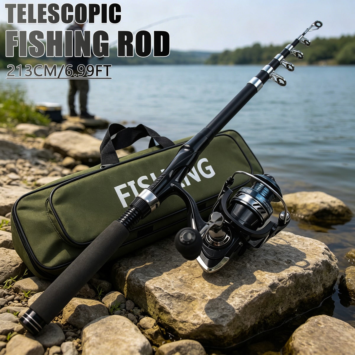 86-Piece Telescopic Fishing Ro - Fishing Equipment Online ulasan dan harga