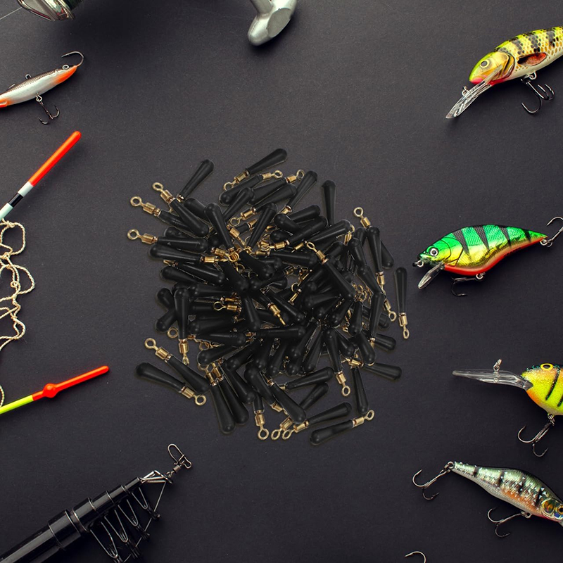 Rotatable Metal Swivel Rubber  - Fishing Bobber Float ulasan dan harga
